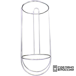 Корзина для кранца 230x425 мм нерж сталь (020316T)